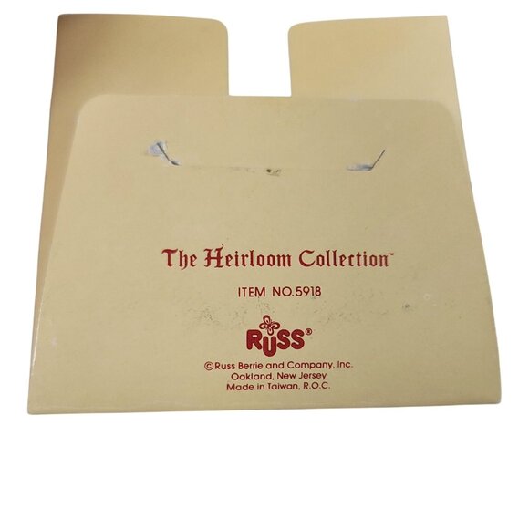 Russ Heirloom Collection Christmas Ornament Wreath Tree Presents Metal Vintage - Picture 4 of 7